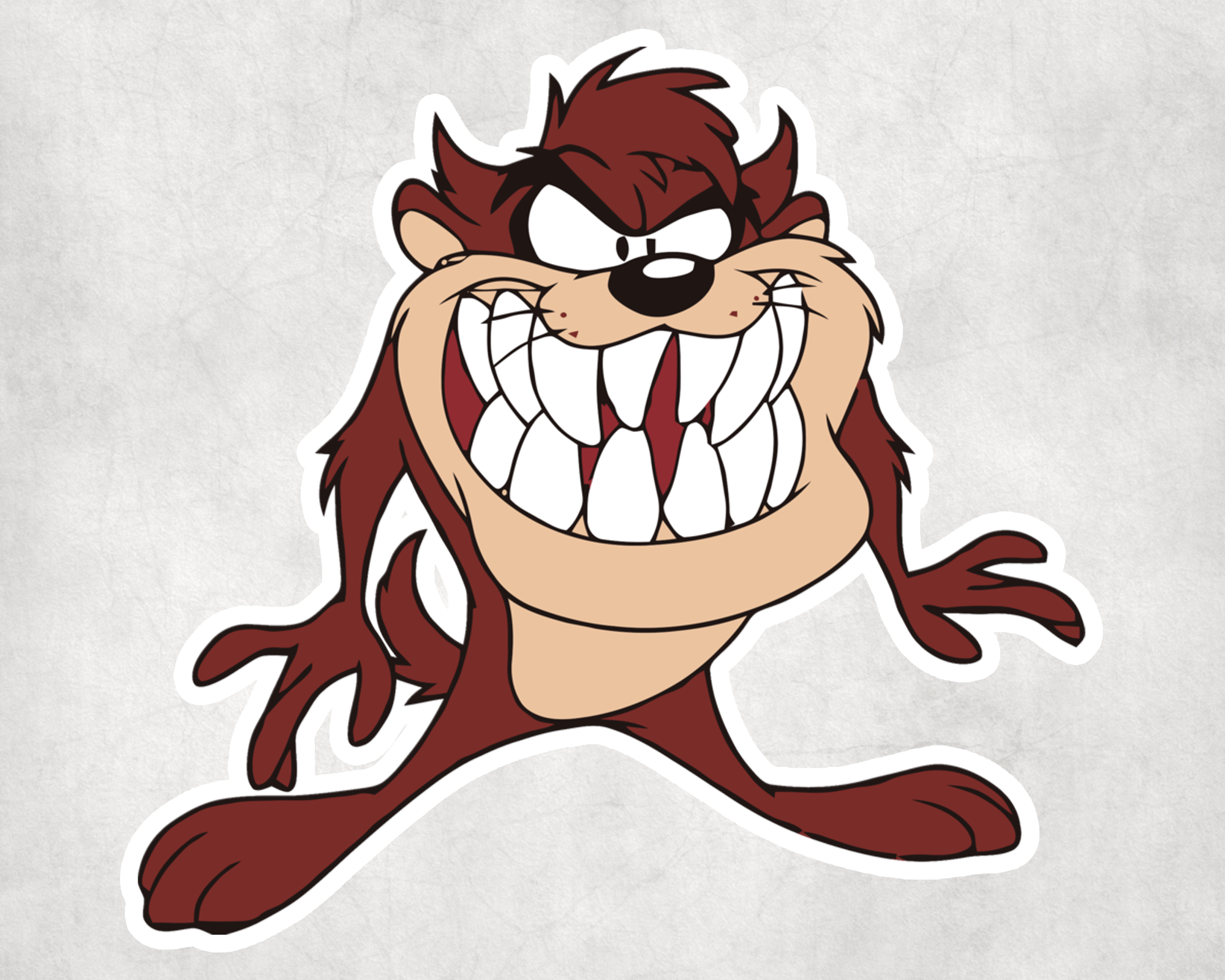 Ferocious Marsupial Sticker Mockup