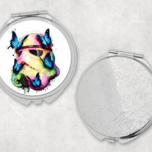 Butterfly Helmet Mirror Compact