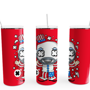 Cartoon Museum Captain Tumbler Mockup