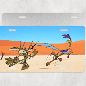 Desert Chase License Plate Mockup