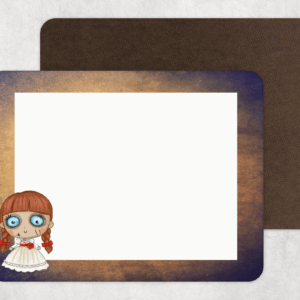 Cute Evil Doll Dry Erase Board Mockup
