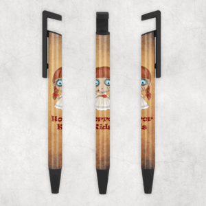 Cute Evil Doll Ballpoint Pen Mockup