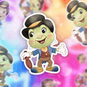 Dapper Cricket Sticker Mockup