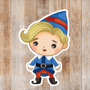 Dentist Elf Sticker Mockup