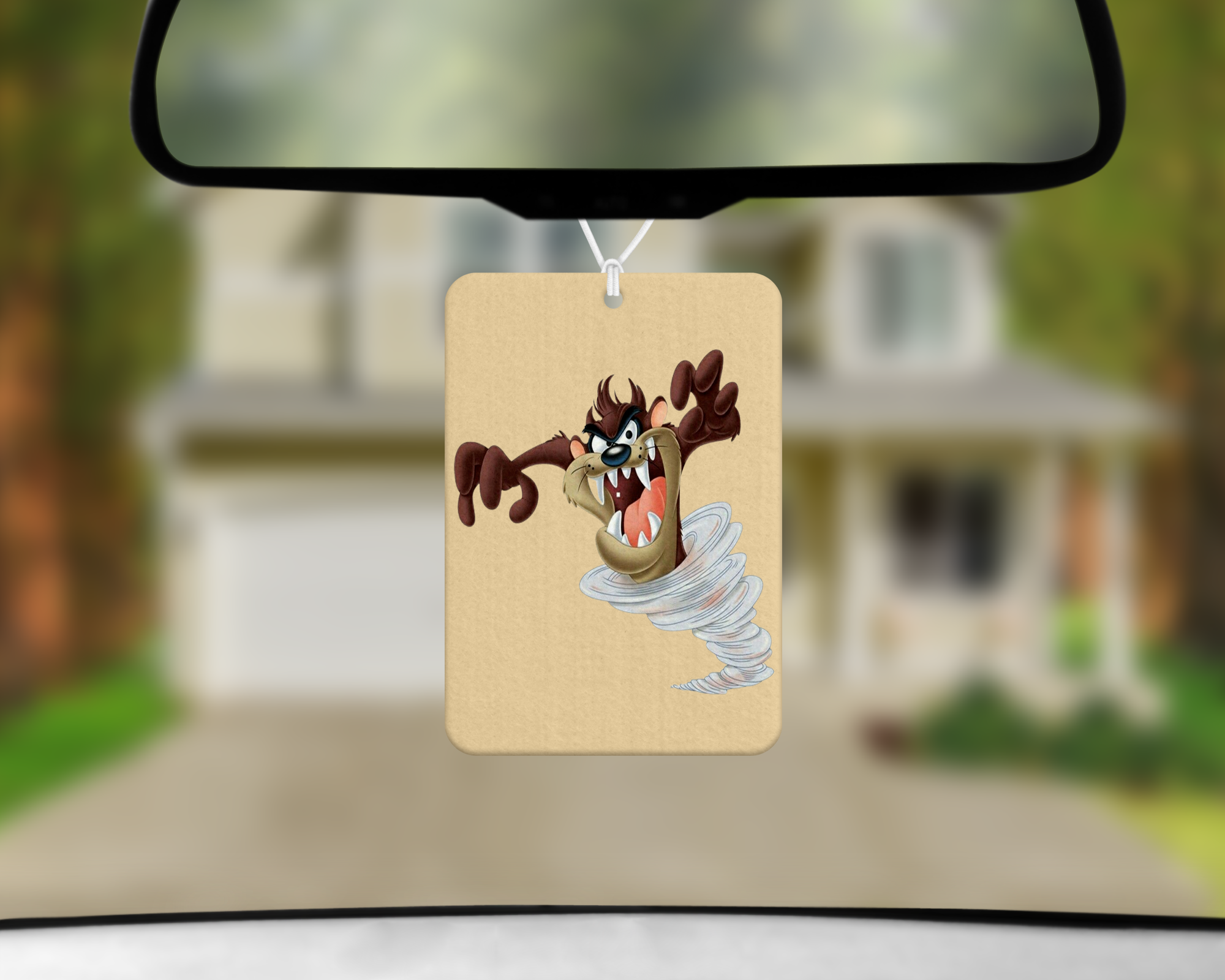 Ferocious Marsupial Air Freshener Mockup