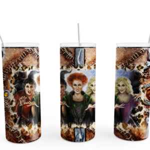 Evil Witches Book Tumbler Mockup