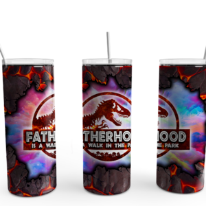 Fatherhood Tumbler Mockup