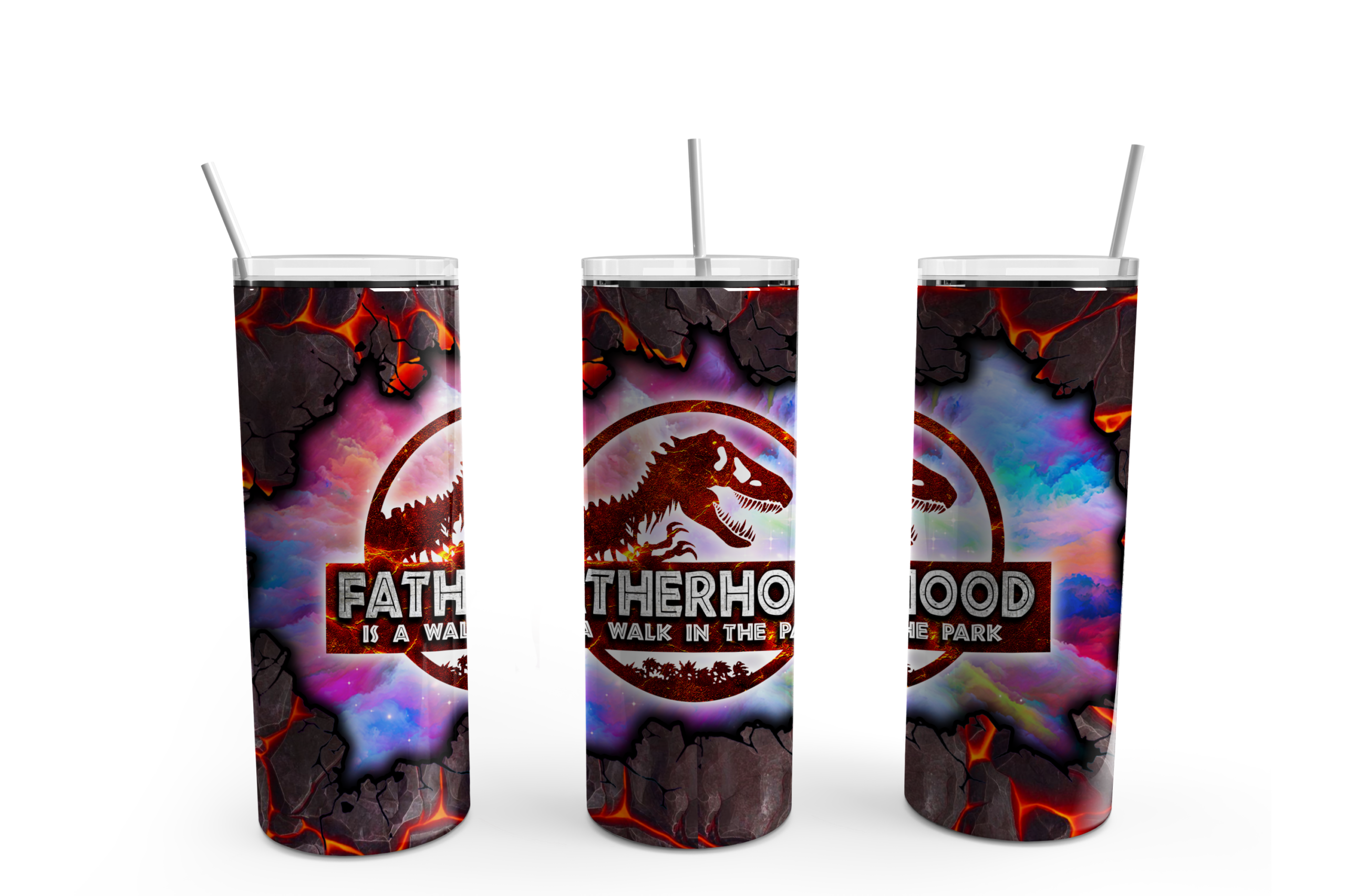 Fatherhood Tumbler Mockup