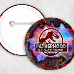 Fatherhood Button Mockup