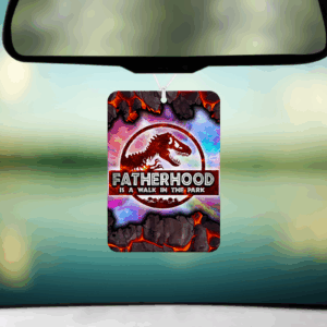 Fatherhood Air Freshener Mockup