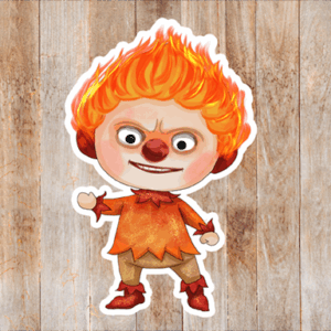 Hot Guy Sticker Mockup