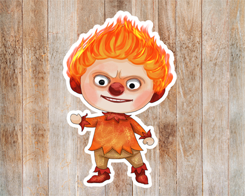 Hot Guy Sticker Mockup