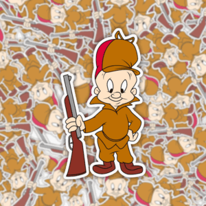 Hunter Sticker Mockup