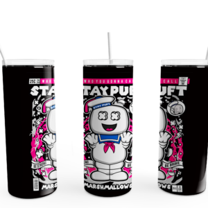 Marshmallow Ghost Comic Tumbler Mockup