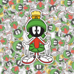 Martian Sticker Mockup