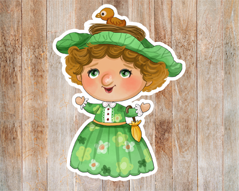 Mother Nature Sticker Mockup