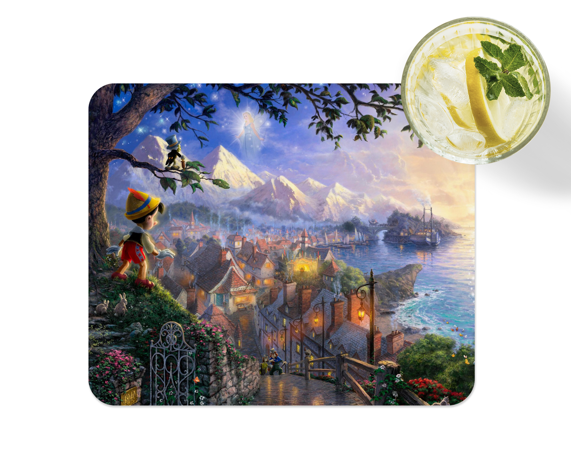 Wood Boy Mousepad Mockup