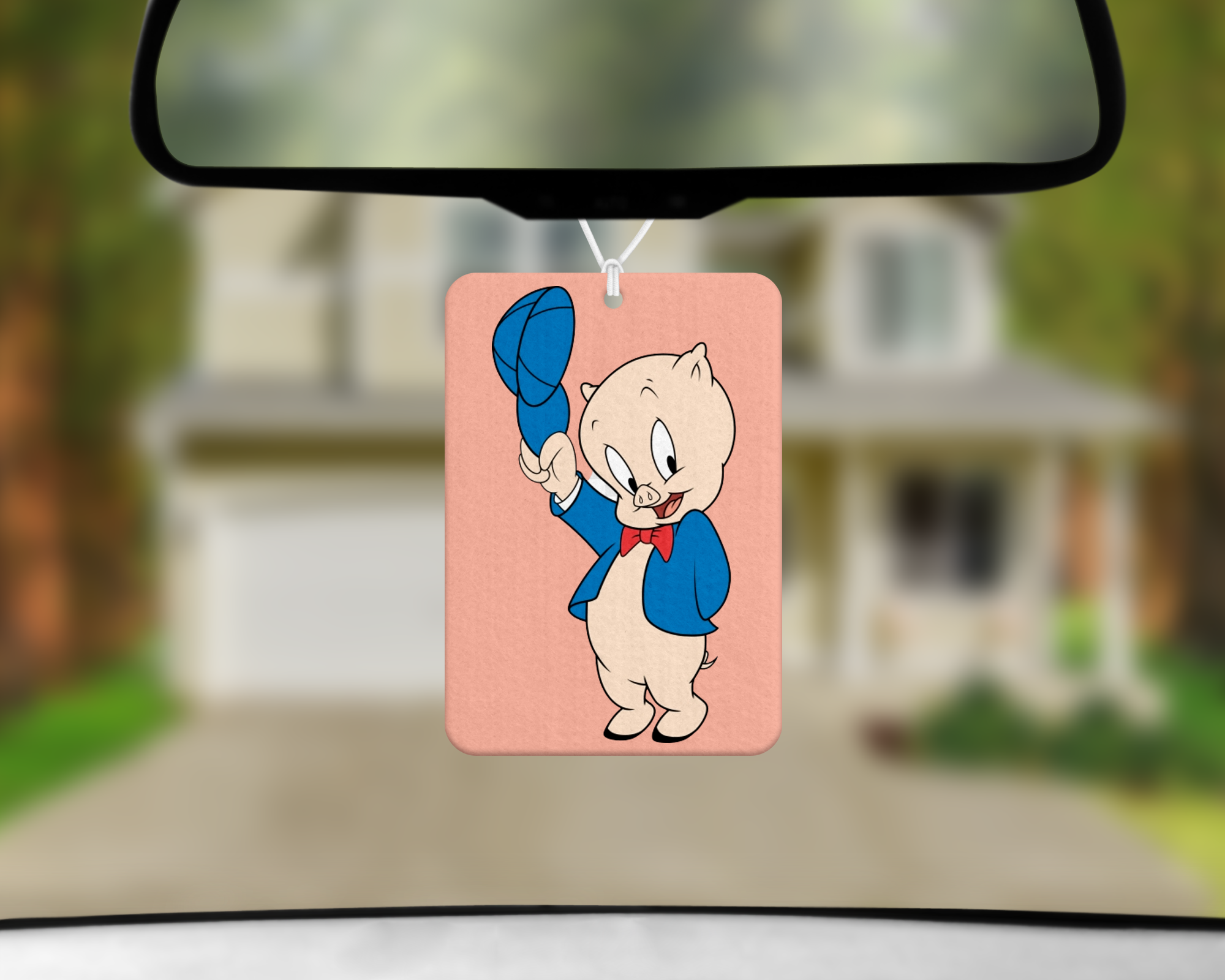 Shy Pig Air Freshener Mockup