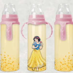 Snow Princess Baby Bottle Mockup