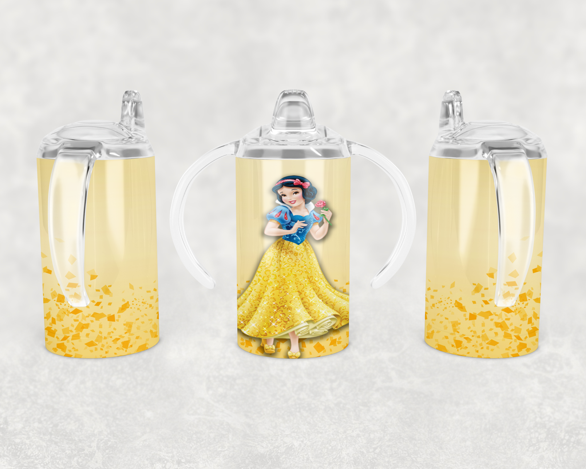 Snow Princess Sippy Cup Mockup