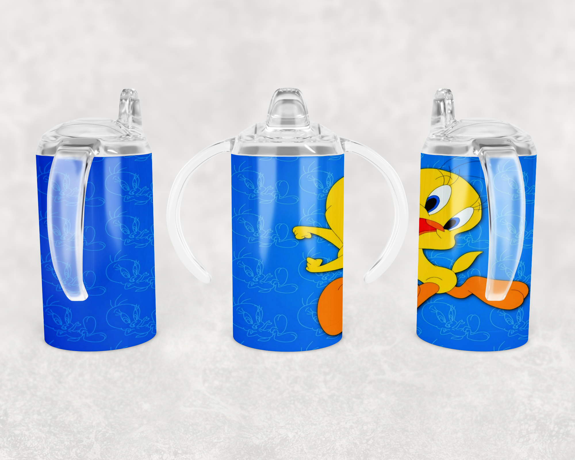 Yellow Bird Sippy Cup Mockup