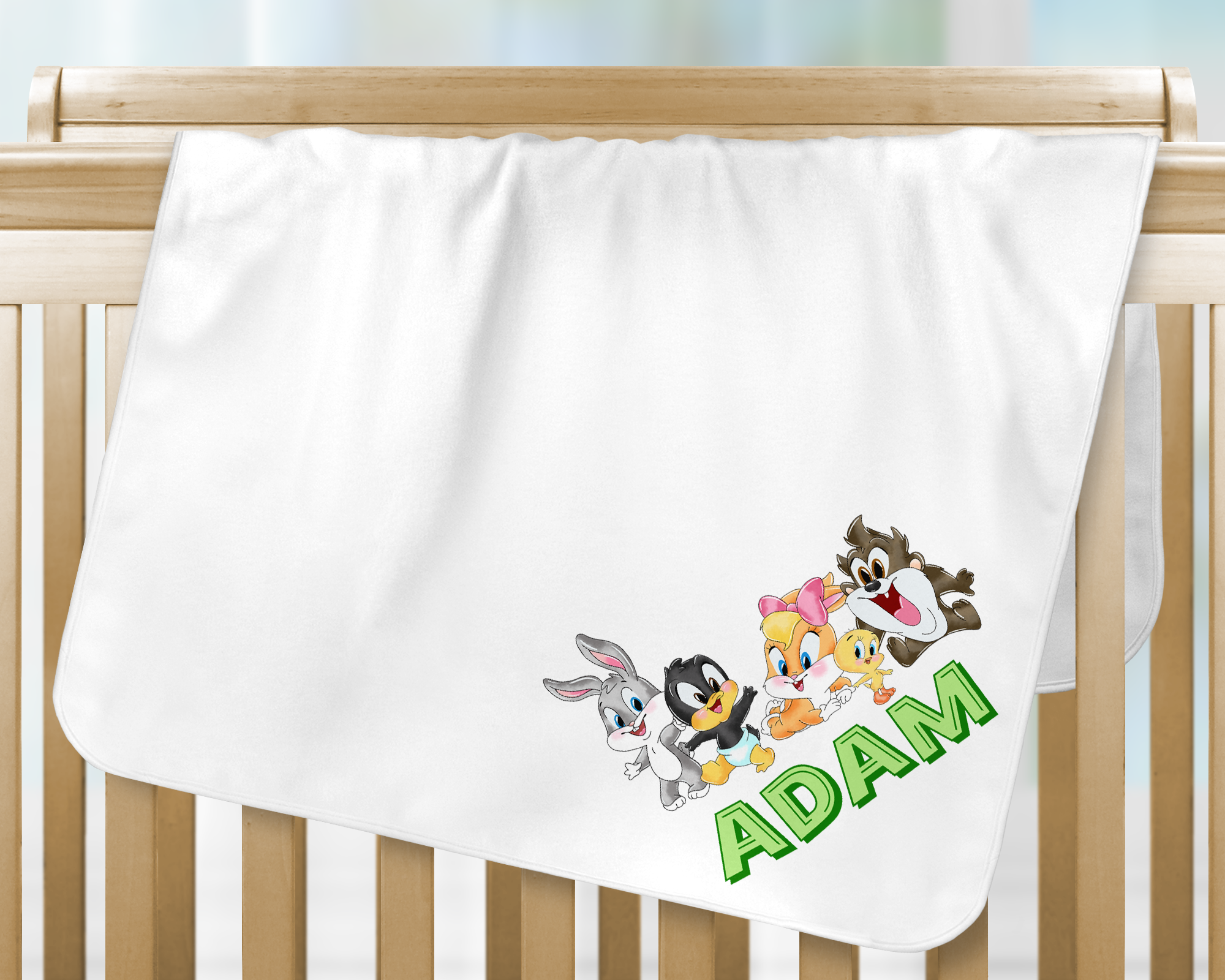 Baby Toons Blanket Mockup