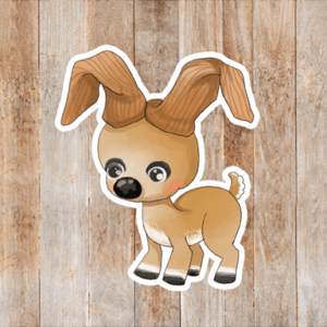 Yearling Sticker Mockup