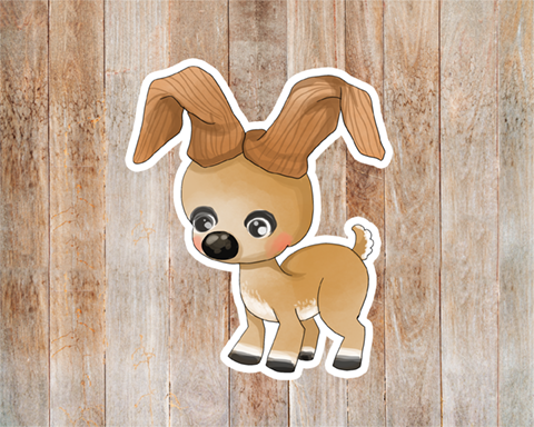 Yearling Sticker Mockup