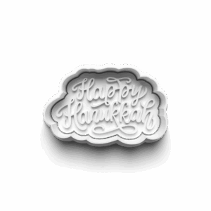 Happy Hanukkah Cookie Cutter & Stamp Mockup
