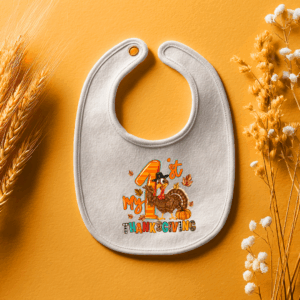 My 1st Thanksgiving Bib Mockup