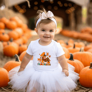 My 1st Thanksgiving Babywear Mockup