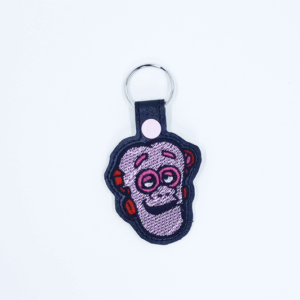 Pink Berry Cereal Guy Key Fob