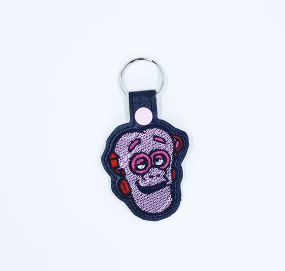Pink Berry Cereal Guy Key Fob