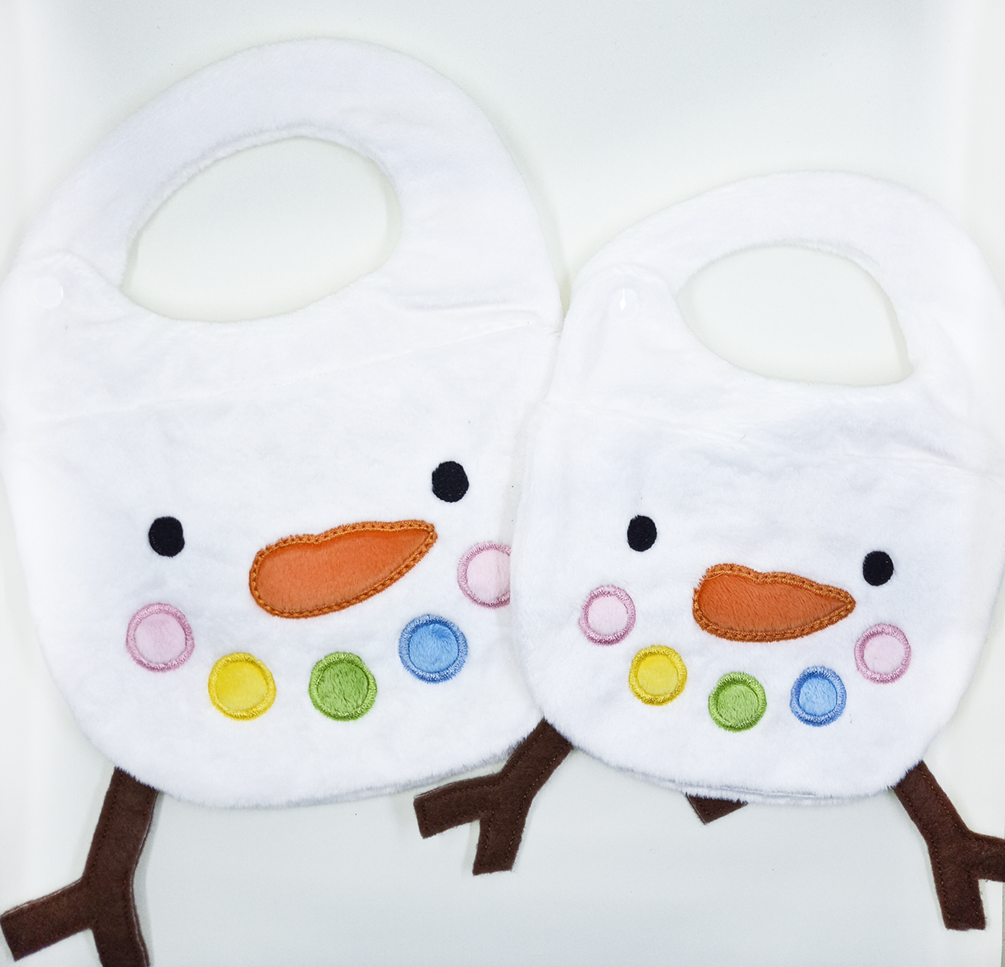 Snowman Bib