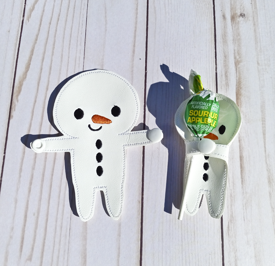 Snowman Snap Treat Hugger