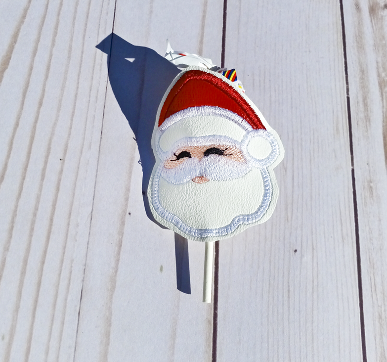 Santa Head Lollipop Holder