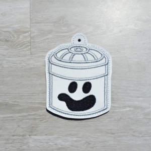 Ghost Bucket Bookmark/ ornament