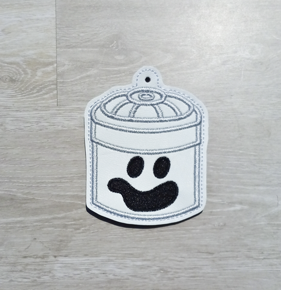 Ghost Bucket Bookmark/ ornament