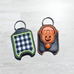Pumpkin Bucket Hand Sanitizer Holder