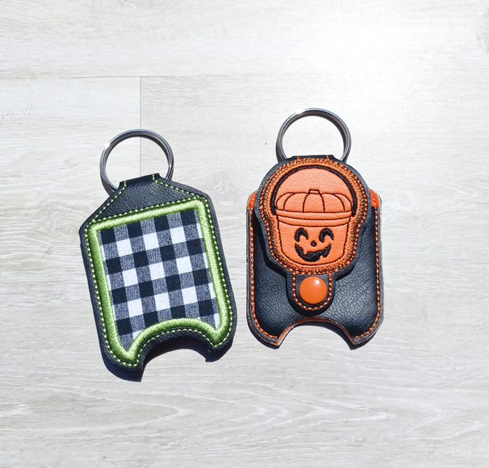 Pumpkin Bucket Hand Sanitizer Holder