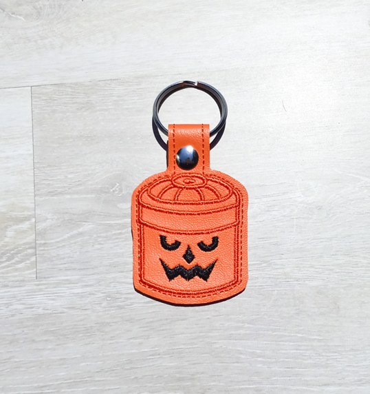 Pumpkin Bucket Key Fob