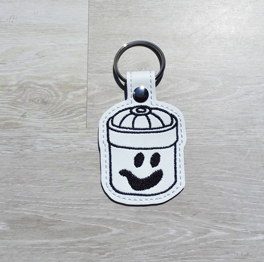 Ghost Bucket Key Fob/ Dangle