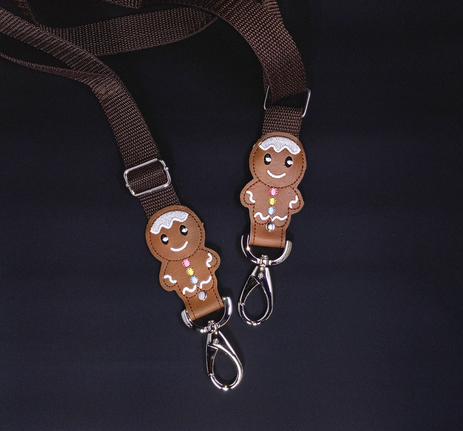 Gingerbread Man Bag Strap