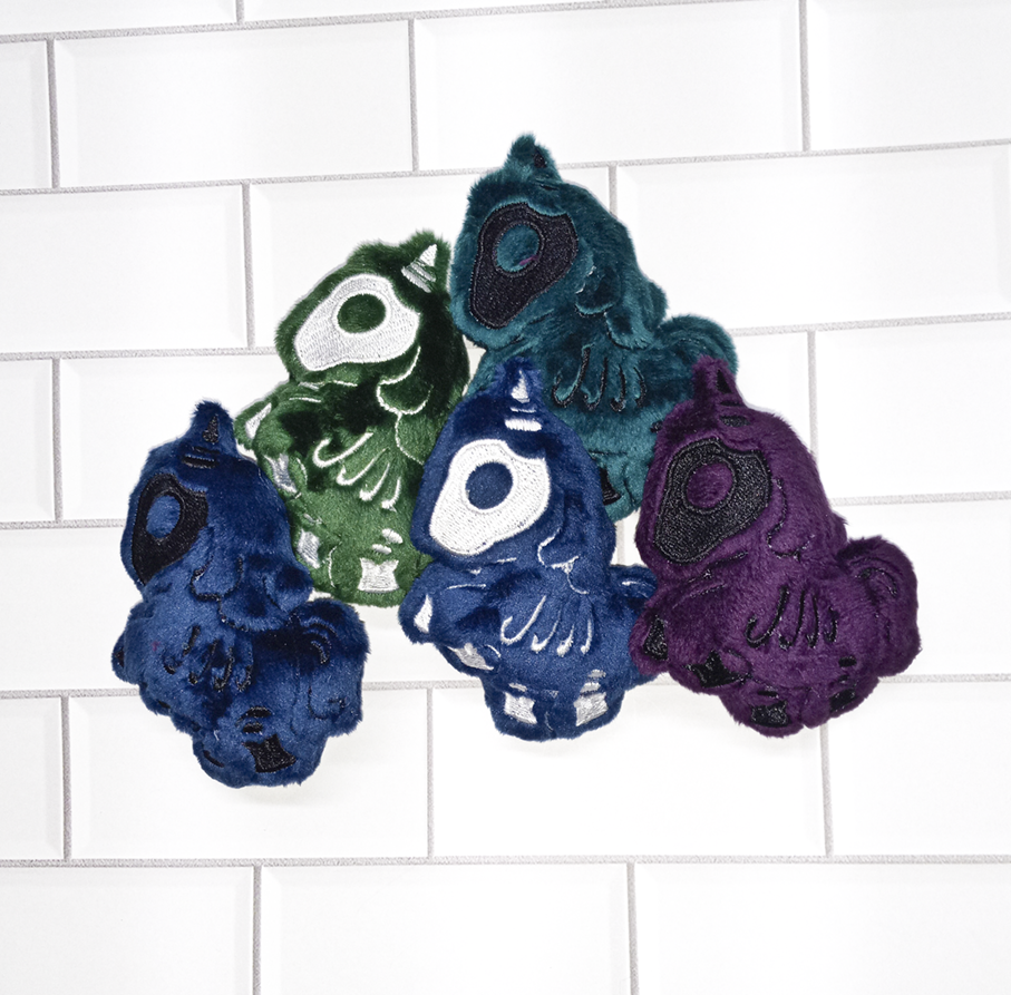 Skeleton Unicorn Plushie