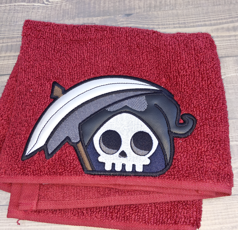 Chibi Reaper Hooded Towel