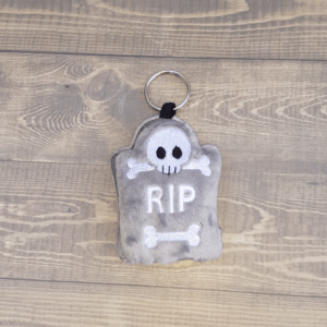 Tombstone Plush Key Fob