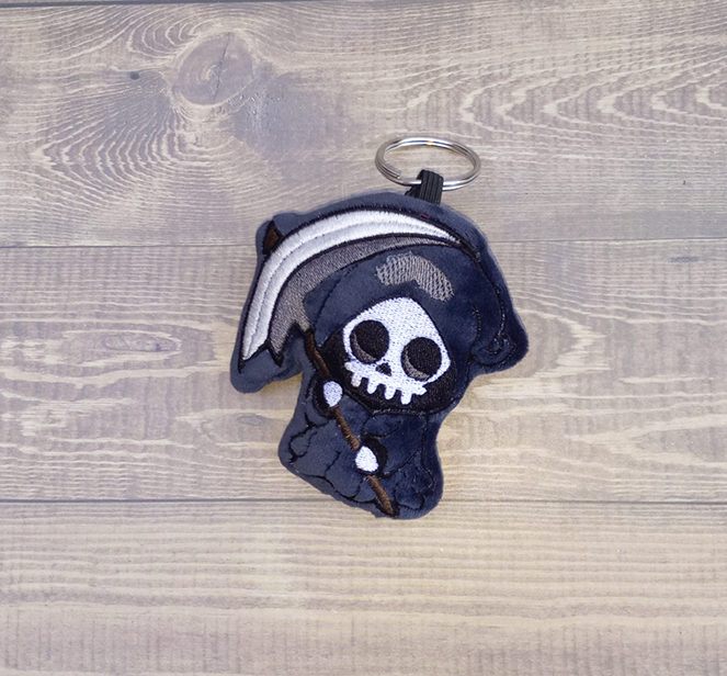 Chibi Grim Reaper Plush Key Fob