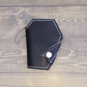 Bat Wing Coffin-shaped Snap Wallet