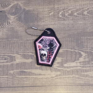 Applique Coffin GPS Tag Holder