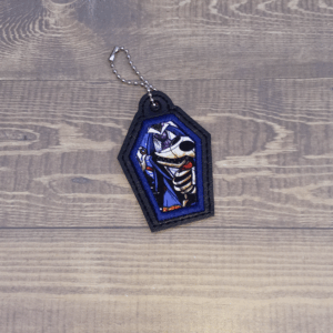 Applique Coffin-Shape Fob/ Dangle